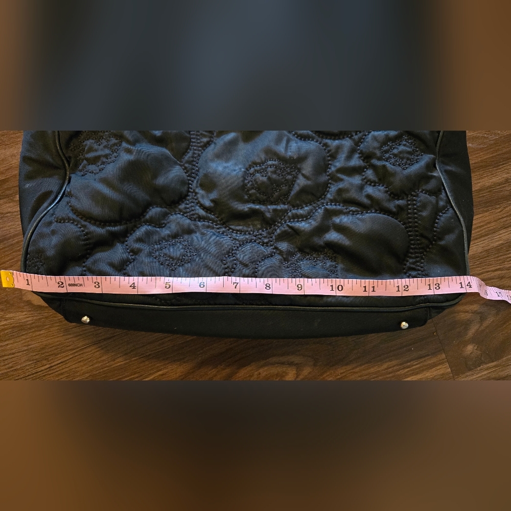 Kate Spade Black Floral Embroidered Shoulder Bag - Picture 12 of 13